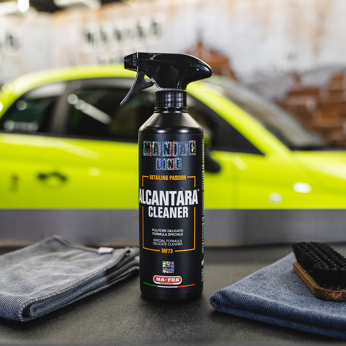 Maniac Alcantara Cleaner 500ml – JS Auto Detail Supplies, Alcantara Cleaner